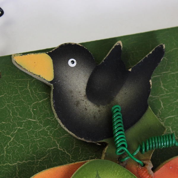 Fall Décor "Welcome" Wall Hanging Sign Wooden Pumpkins 18" x 5" 