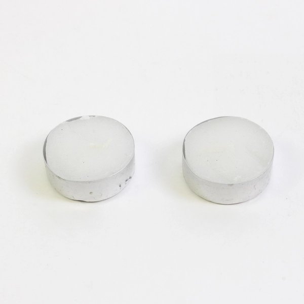 Lot of 2 Wooden Tea Light Candle Holders w/ Decorative Painted Grapes Design