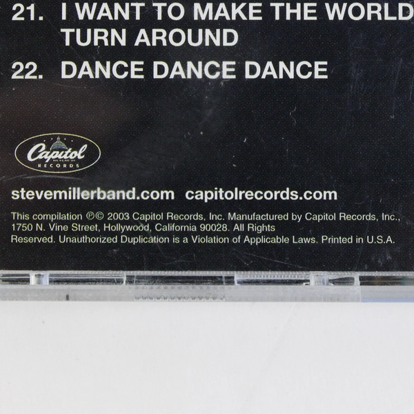 Young Hearts CD by Steve Miller 2003 Capitol Records Remastered Compilation