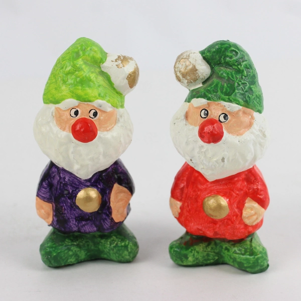 Vintage Lot of 4 ARDCO Christmas Gnome Figurines 4.5” 1960's