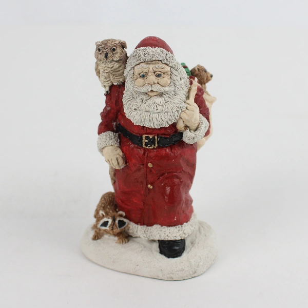 Jolly Old Elf "Wise Old Friends" Santa Figurine Made in USA 