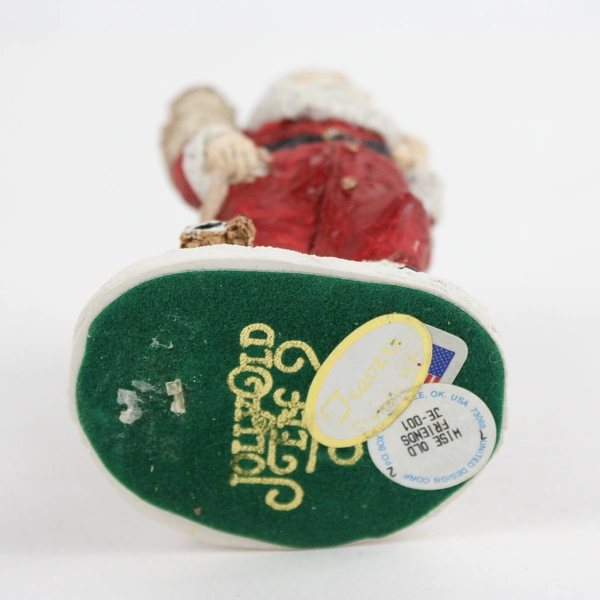 Jolly Old Elf "Wise Old Friends" Santa Figurine Made in USA 