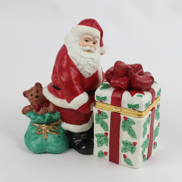 PartyLite Jolly Santa Christmas Votive Candle Holder 