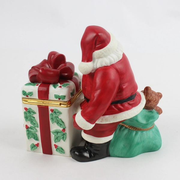PartyLite Jolly Santa Christmas Votive Candle Holder 