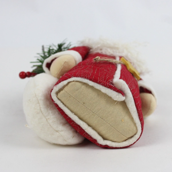 Unbranded 6" Santa Claus Plush with Bean Bag Bottom Christmas Decor