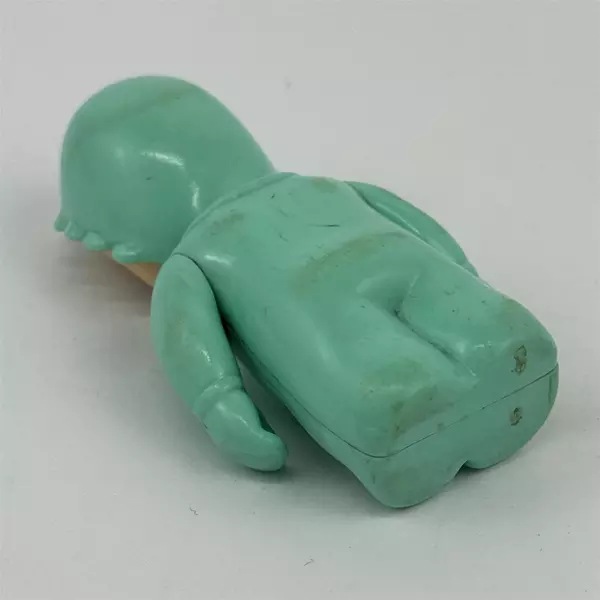 Vintage 1990s Little Tykes Dollhouse Baby W/ Green Clothes Blue Eyes USA