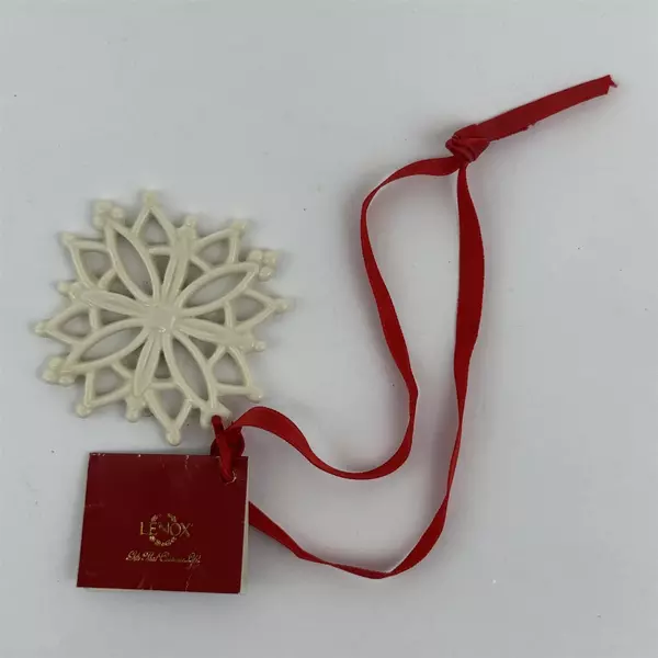 Lenox Pierced Snowflake Charms Christmas Ornament