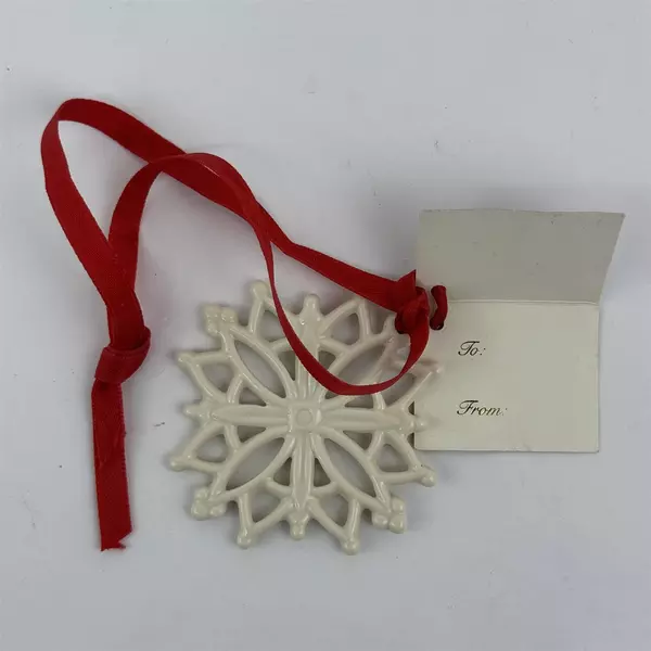 Lenox Pierced Snowflake Charms Christmas Ornament