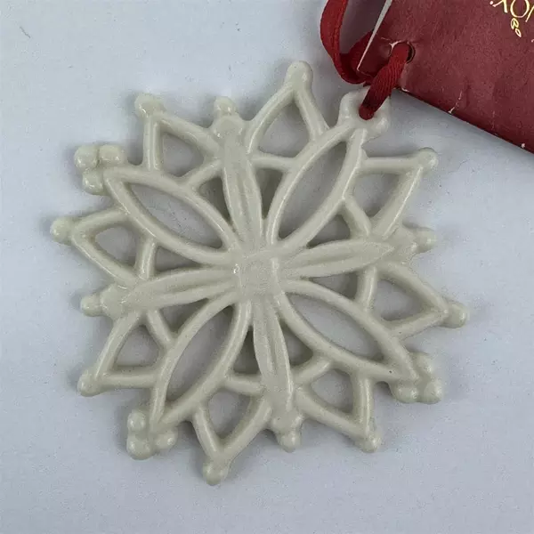 Lenox Pierced Snowflake Charms Christmas Ornament
