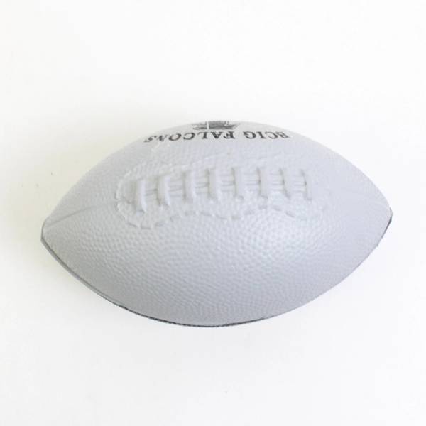 United Bank of Iowa Mini Soft 6" Football BCIG Falcons Gray / Black 