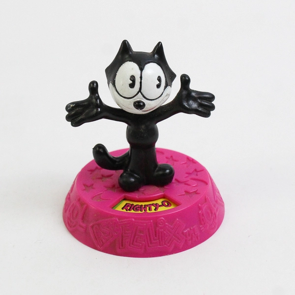 Felix The Cat Ask Felix Spinner Fortune Teller Figure Wendy’s Toy 1996