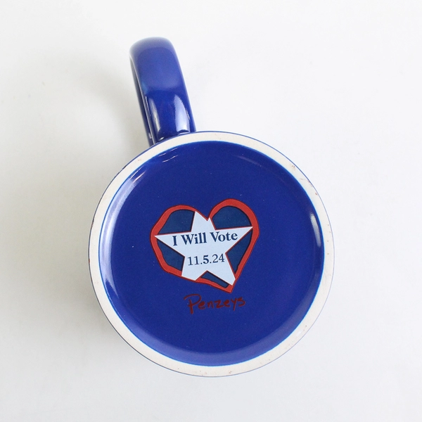 Choose Love Coffee Mug Penzeys Spices 12 oz Ceramic Colorful Voting Original Box