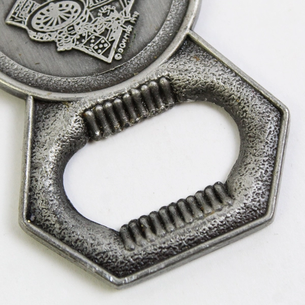 Las Vegas Bottle Opener Beer Soda 6” Pewter with Key Rings