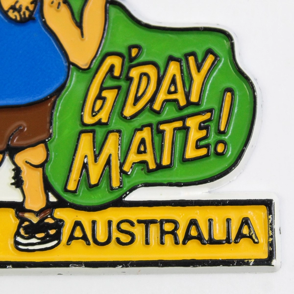Australia G'Day Mate Fridge Magnet Souvenir Collector