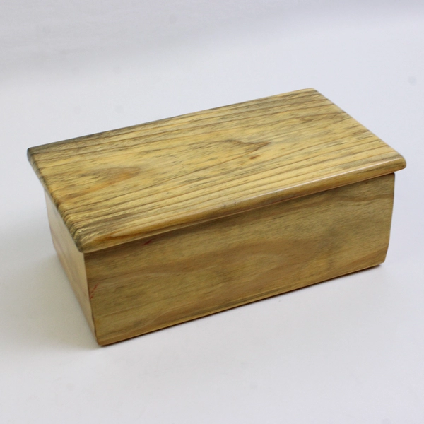 JTC Reclaimed Hill Country Wood Wooden Box with Lid Joseph the Carpenter Texas