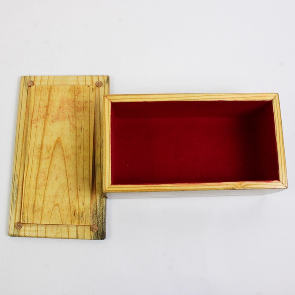 JTC Reclaimed Hill Country Wood Wooden Box with Lid Joseph the Carpenter Texas