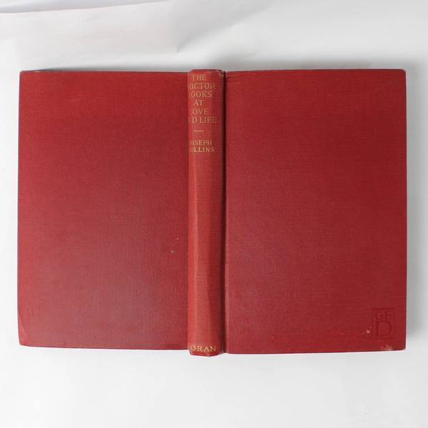Vintage The Doctor Looks At Love And Life by Joseph Collins 1926 HC 1st Edition