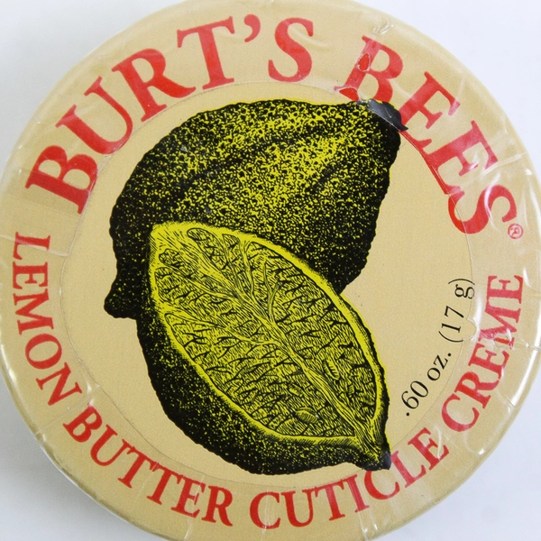 Burt's Bees Lemon Butter Cuticle Cream Nourishes Nails Softens Dry Cuticles NEW