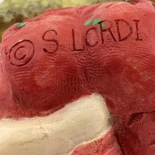 Susan Sue Lordi Angel Wing Figurine 4” Christmas Red Pajama House of Lloyd Girl