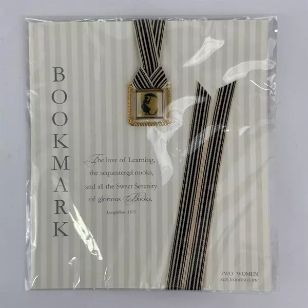 Carolyn Whittaker Collection Two Women Monogram Bookmark With Medallion Charm