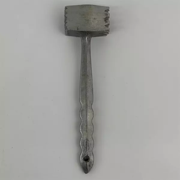 Vintage Double-Sided Aluminum Meat Tenderizer