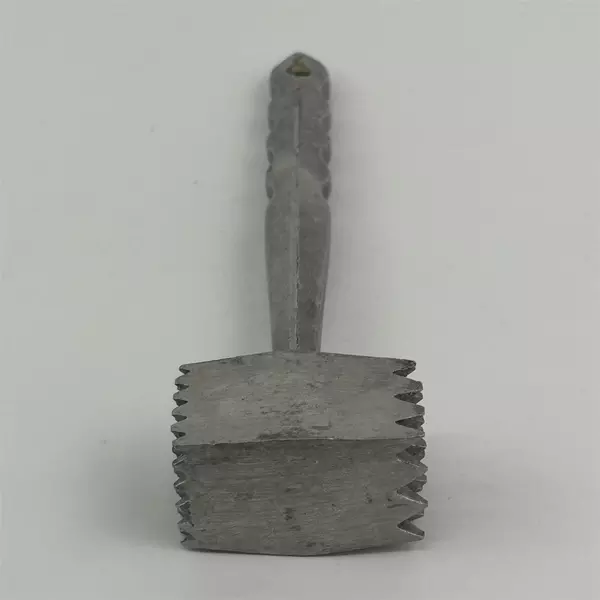 Vintage Double-Sided Aluminum Meat Tenderizer