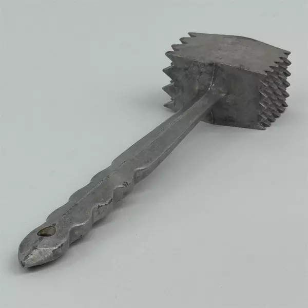 Vintage Double-Sided Aluminum Meat Tenderizer