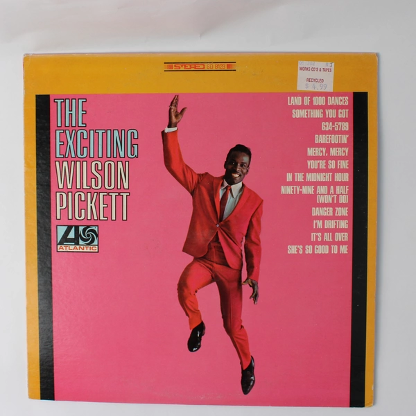 Wilson Pickett “THE EXCITING …” Vinyl Album/Atlantic 1966
