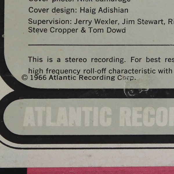 Wilson Pickett “THE EXCITING …” Vinyl Album/Atlantic 1966