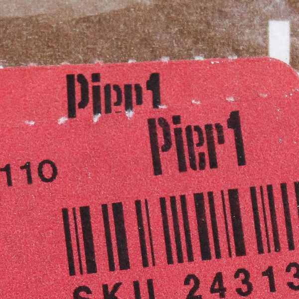 Lot of 2 Pier 1 Imports Brown Pink Paper Napkins 20 Pcs 9.75" x 9.75"