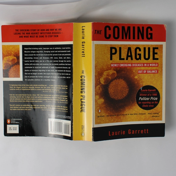 The Coming Plague: Newly Emerging Diseases by Laurie Garrett 1994 Paperback