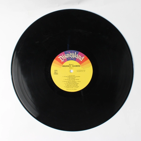Vintage Disney's Children's Favorite Songs Vol 1 Vinyl LP, 25 Songs, 1979