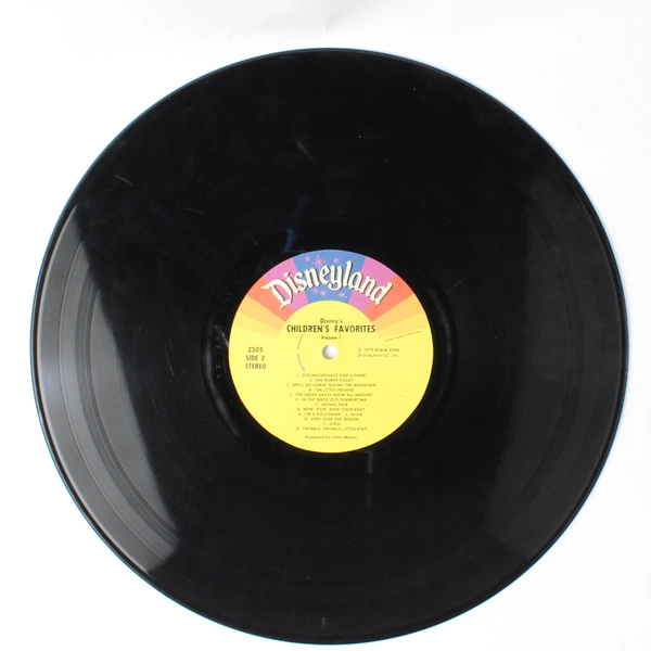Vintage Disney's Children's Favorite Songs Vol 1 Vinyl LP, 25 Songs, 1979