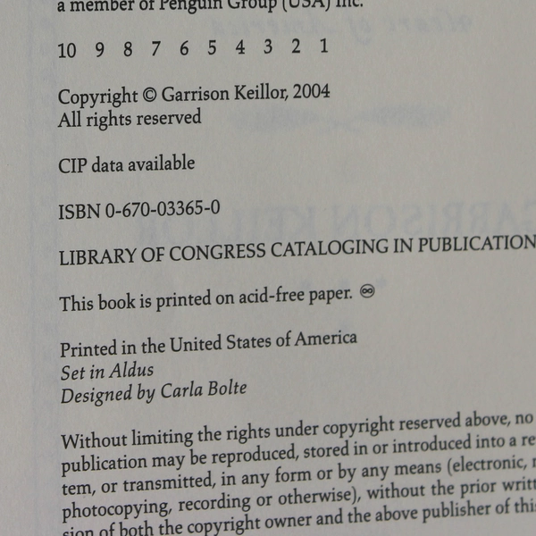 Homegrown Democrat by Garrison Keillor 2004 Hardcover Dust Jacket 1st Edition