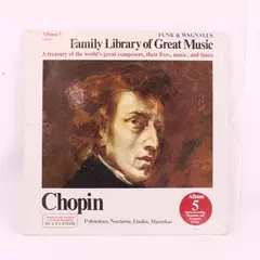 Chopin Family Library of Great Music Album 5 1976 12" Vinyl LP Record Vintage