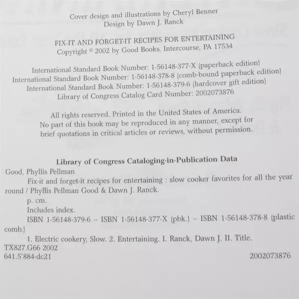 Fix-it & Forget it Recipes for Entertaining: Slow Cooker Favorites Spiral Bound