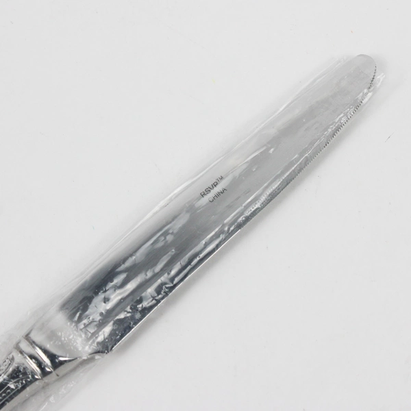 Lot Of 4 Martha Stewart Flatware MFS7 (Stainless) Dinner Knives 10" Long