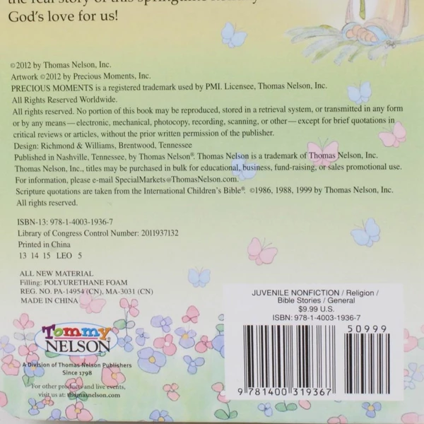 Precious Moments Easter Bible Storybook - 35th Anniversary Edition HC 