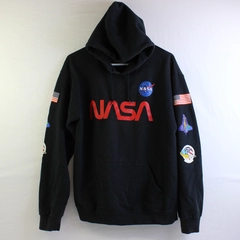 Bowerly Supply Co. NASA logo Hoodie Unisex Teens Size Medium