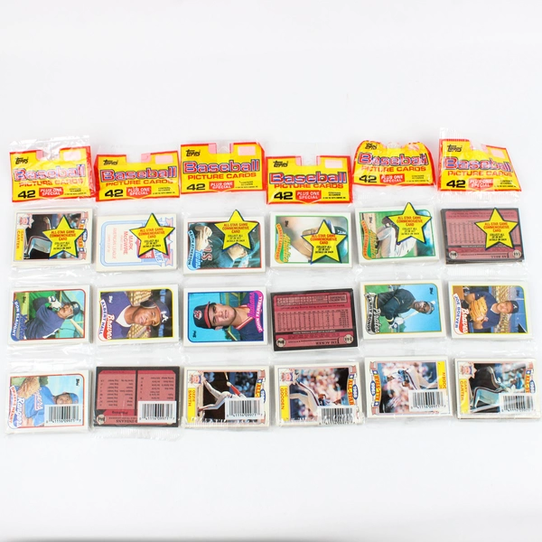 Lot of Sealed Vintage 1989 Topps Baseball Trading Card Packs 688 Cards Total