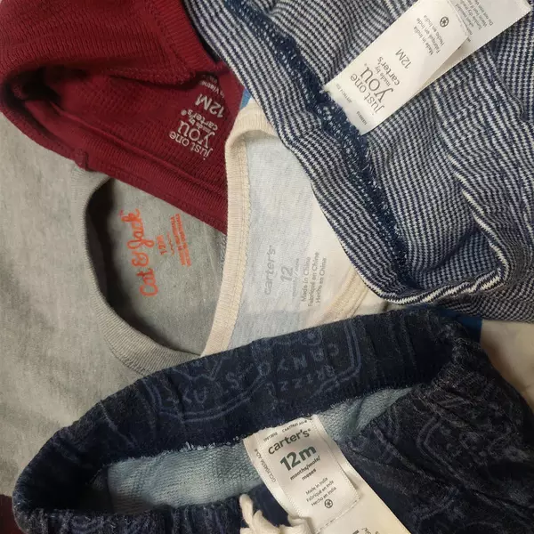 Lot of 5 Pieces 12 Month Baby Clothes Tops Pants Bundle