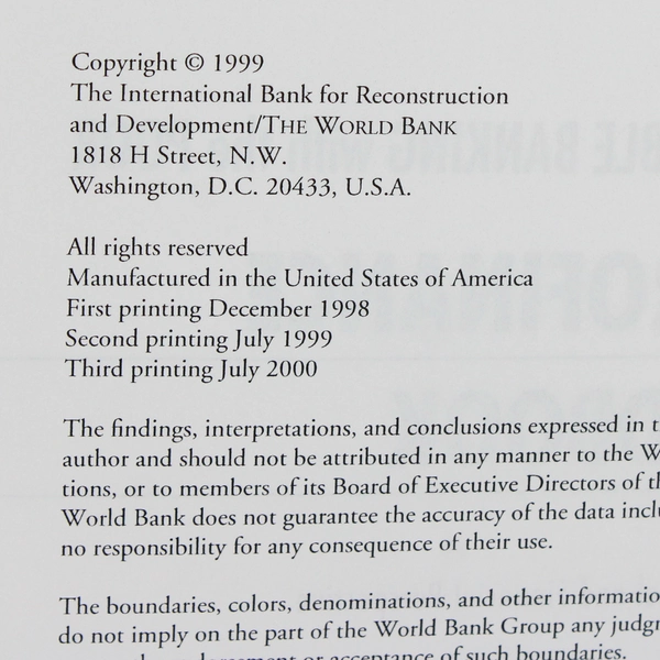 Microfinance Handbook by Joanna Ledgerwood 2000 Paperback