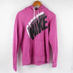 Nike Fuchsia Pink Cotton Blend Hoodie Women's Size Large