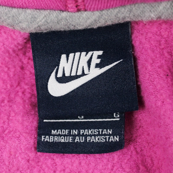 Nike Fuchsia Pink Cotton Blend Hoodie Women's Size Large