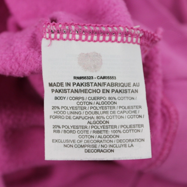 Nike Fuchsia Pink Cotton Blend Hoodie Women's Size Large