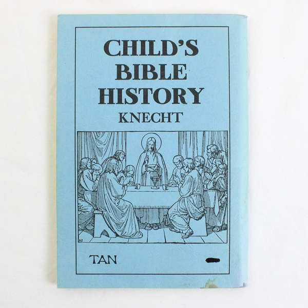 1973 Child's Bible History FJ KNECHT Traditional Roman Catholic Children’s Book