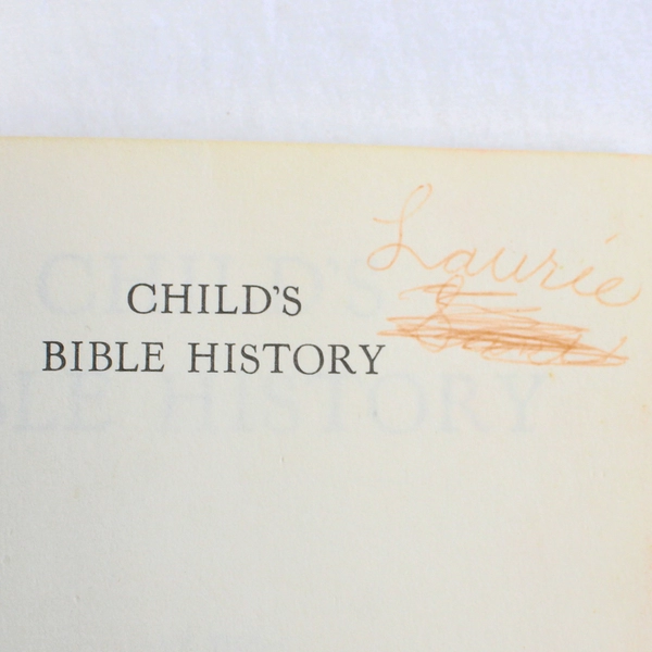 1973 Child's Bible History FJ KNECHT Traditional Roman Catholic Children’s Book