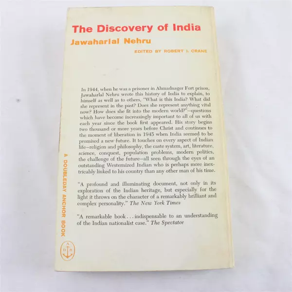The Discovery of India 1960 by Jawaharlal Nehru Paperback