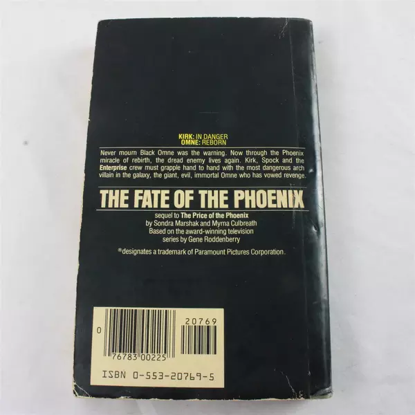 The Fate of the Phoenix by Sondra Marshak & Myrna Culbreath Sci-Fi Paperback