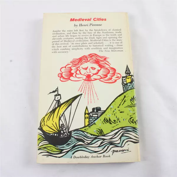 Medieval Cities by Henri Pirenne 1956 Paperback History Book 